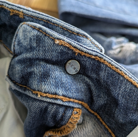 Aero Aeropostale Distressed Skinny Acid Wash Denim Jeans 28x30 - Picture 8 of 8